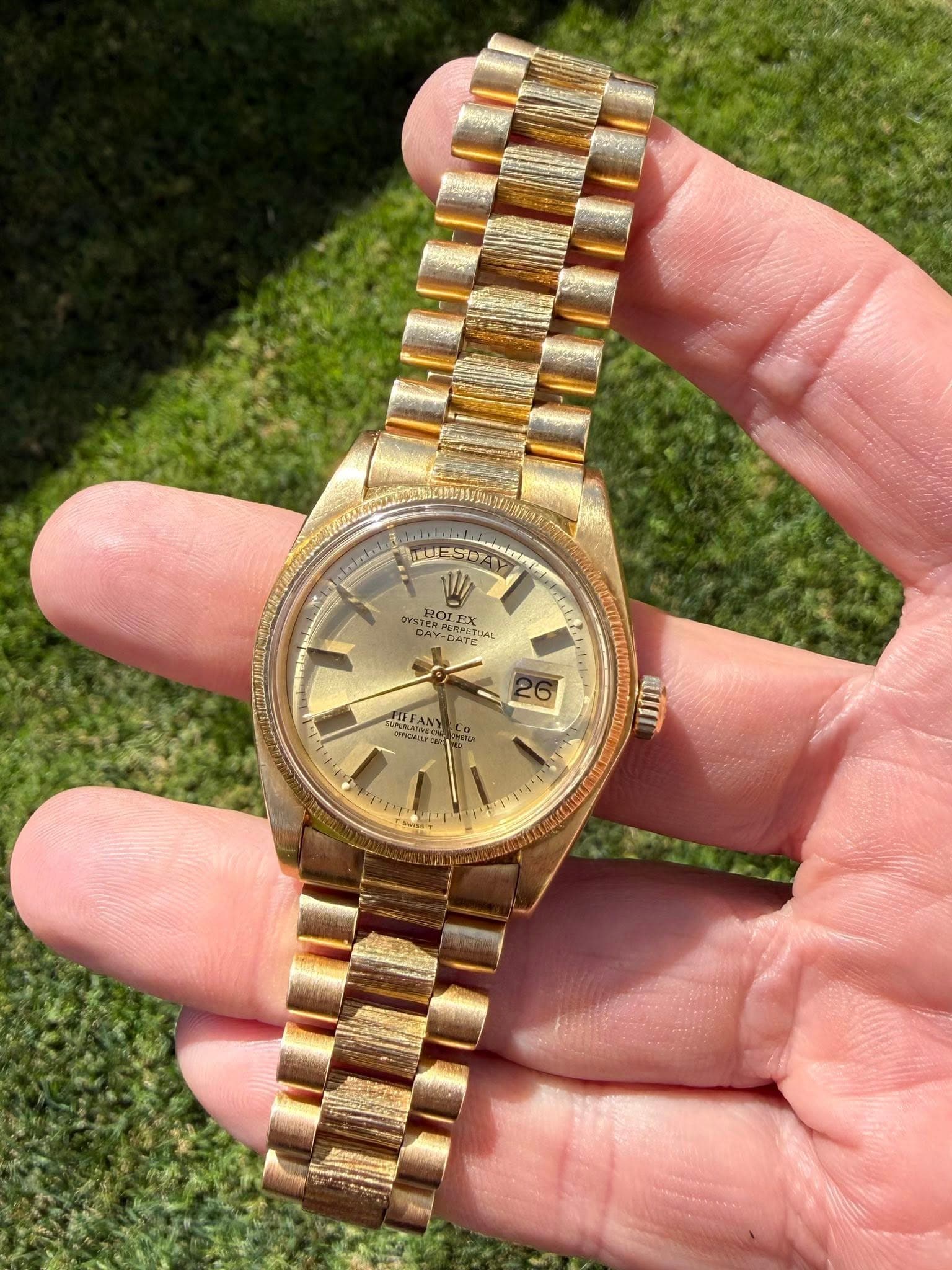 May be an image of wrist watch and text