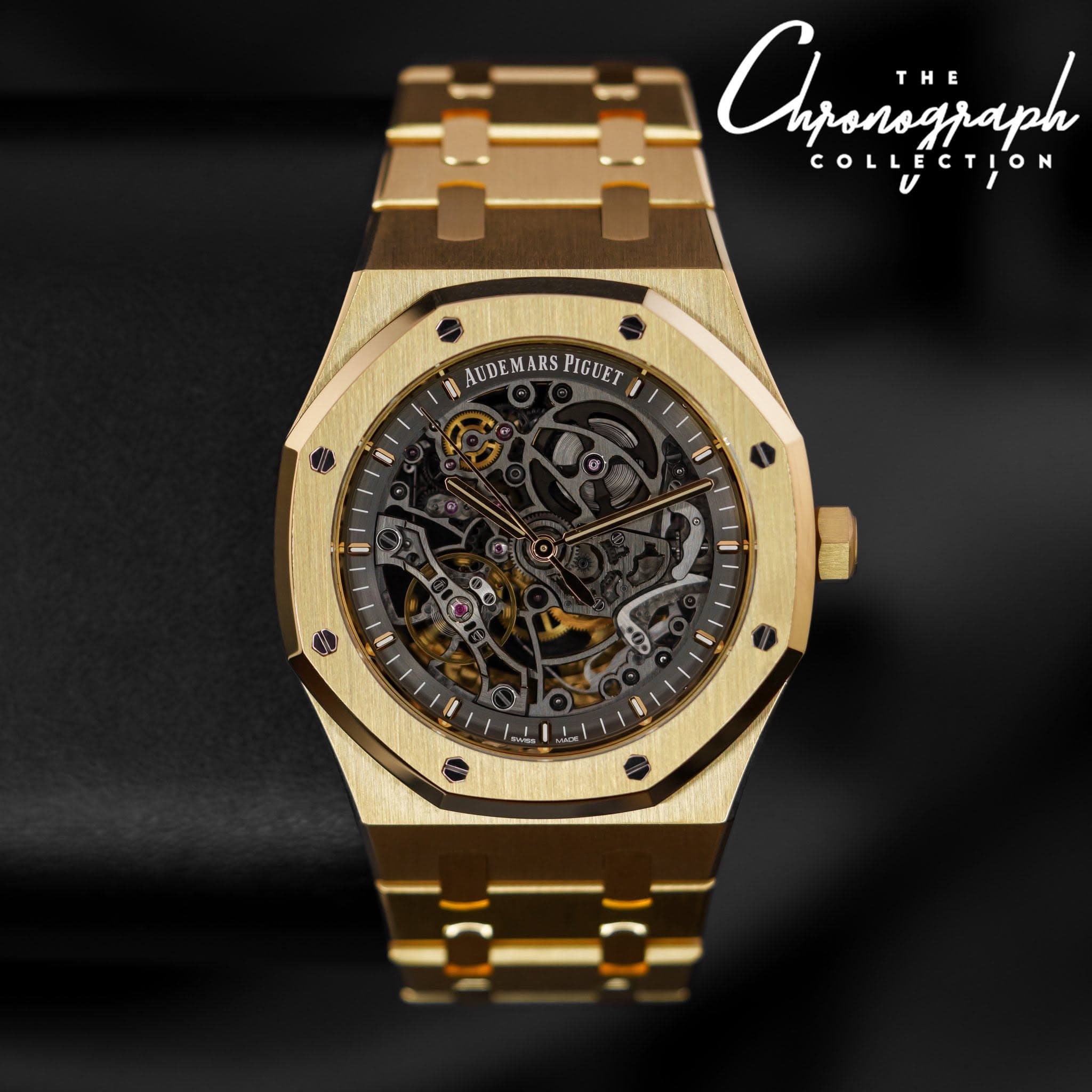 May be an image of wrist watch and text that says 'Aanisjaph Chpane THE nponograph COLLECTION U AUDEMARS AUDEMARSPIGUET IA PIGUET O 1'