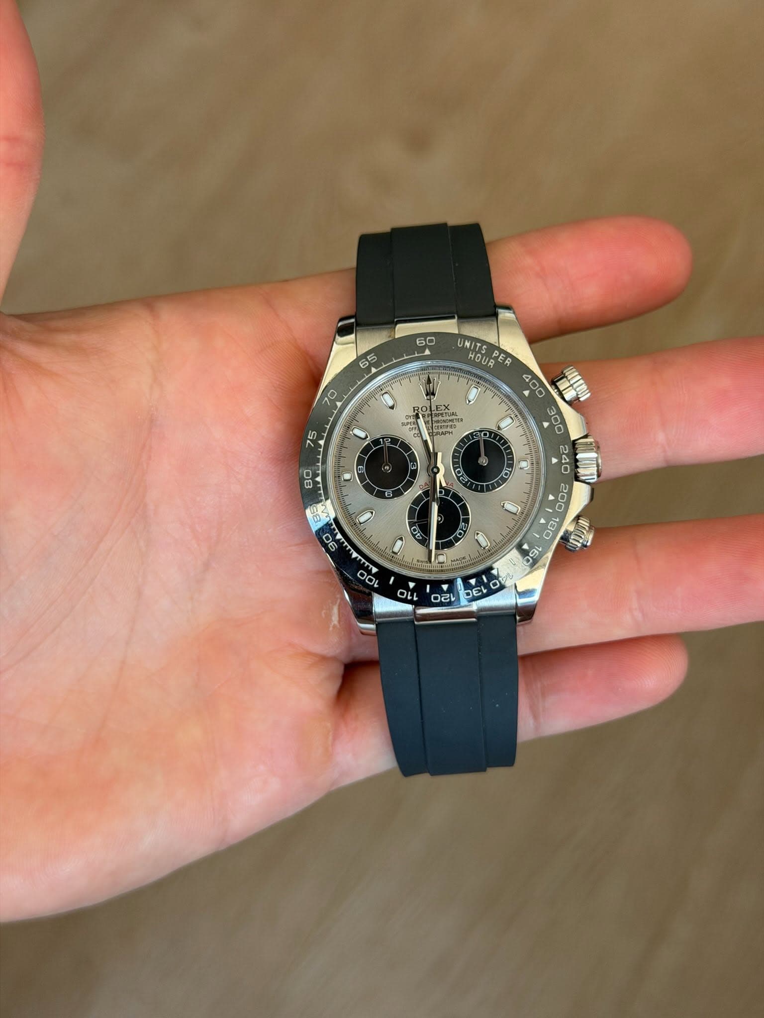 May be an image of wrist watch