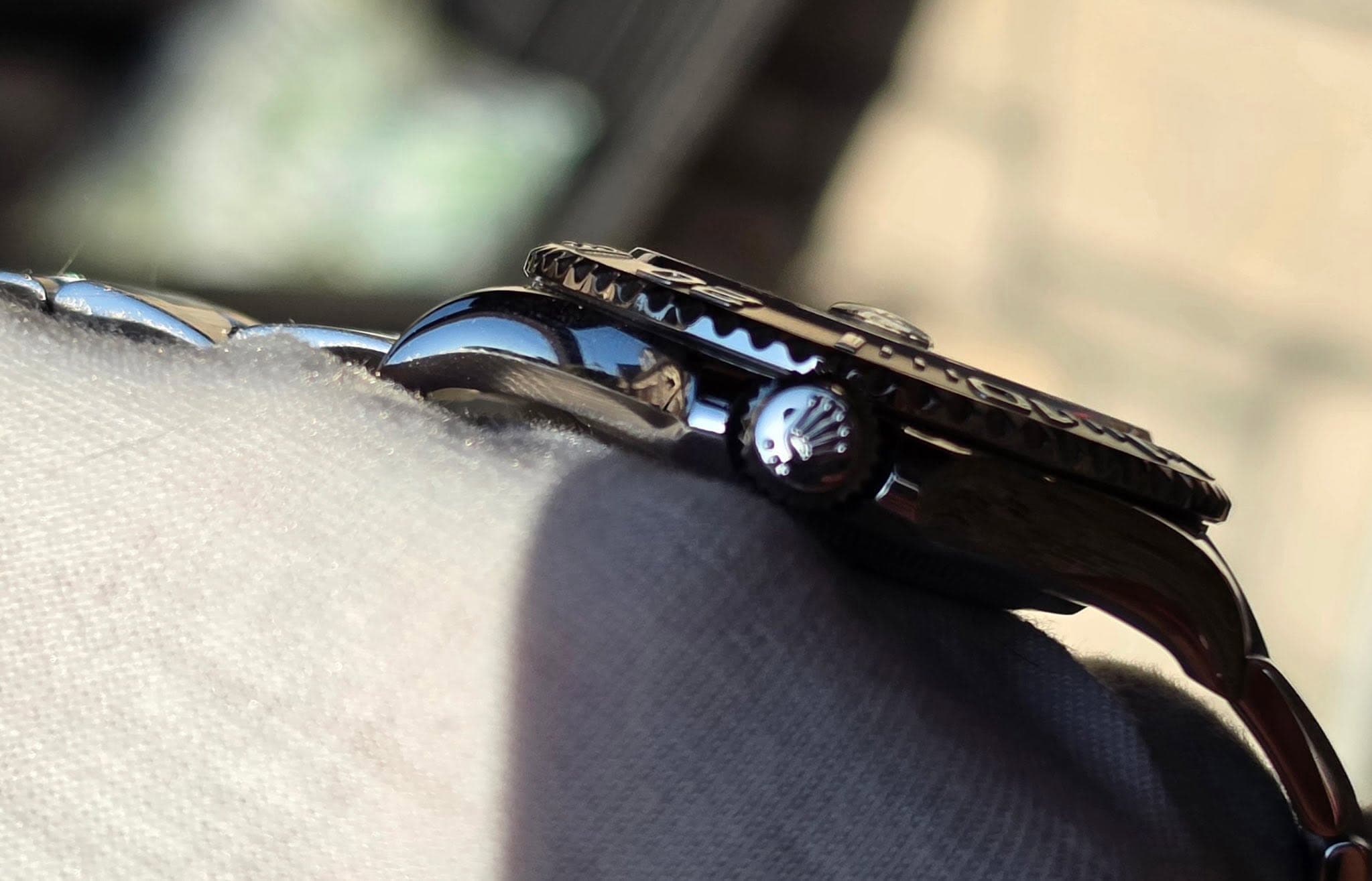 May be an image of wrist watch