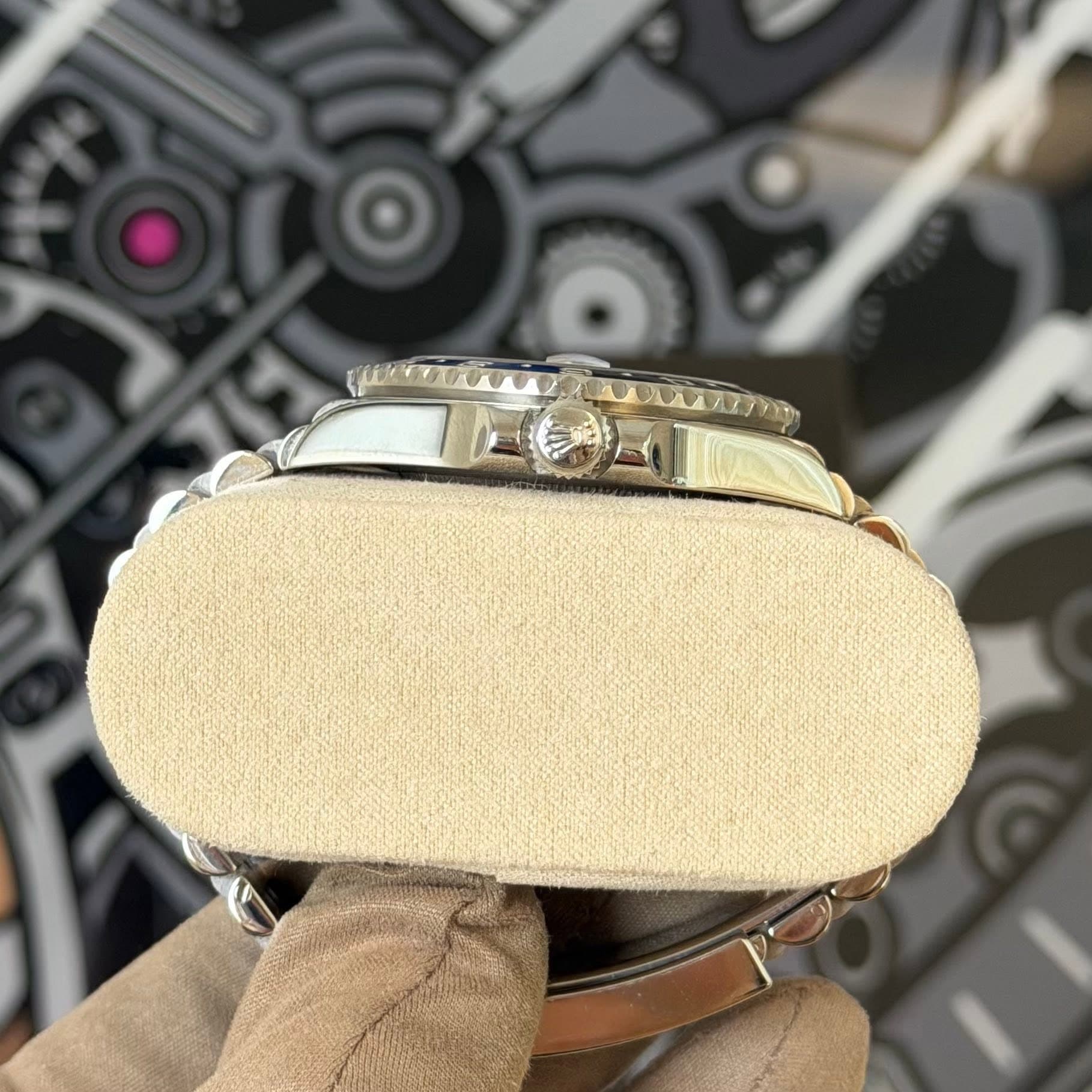 May be an image of wrist watch