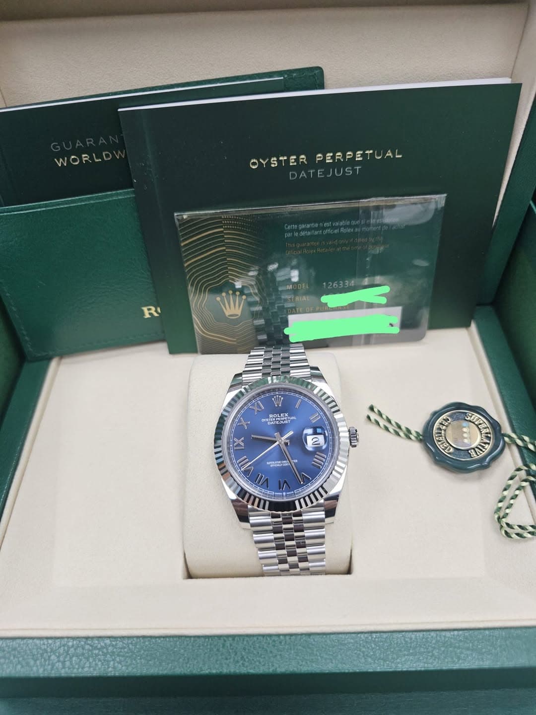 May be an image of wrist watch and text that says 'WORLD OYSTER OYSTERPERPETUAL TER PERPETUAL DATEJUST DATEJ JUST R 126334 STEMIERIL 1 HOOTLR ውህት BAлE3 DATEJUET I X וק له การน…