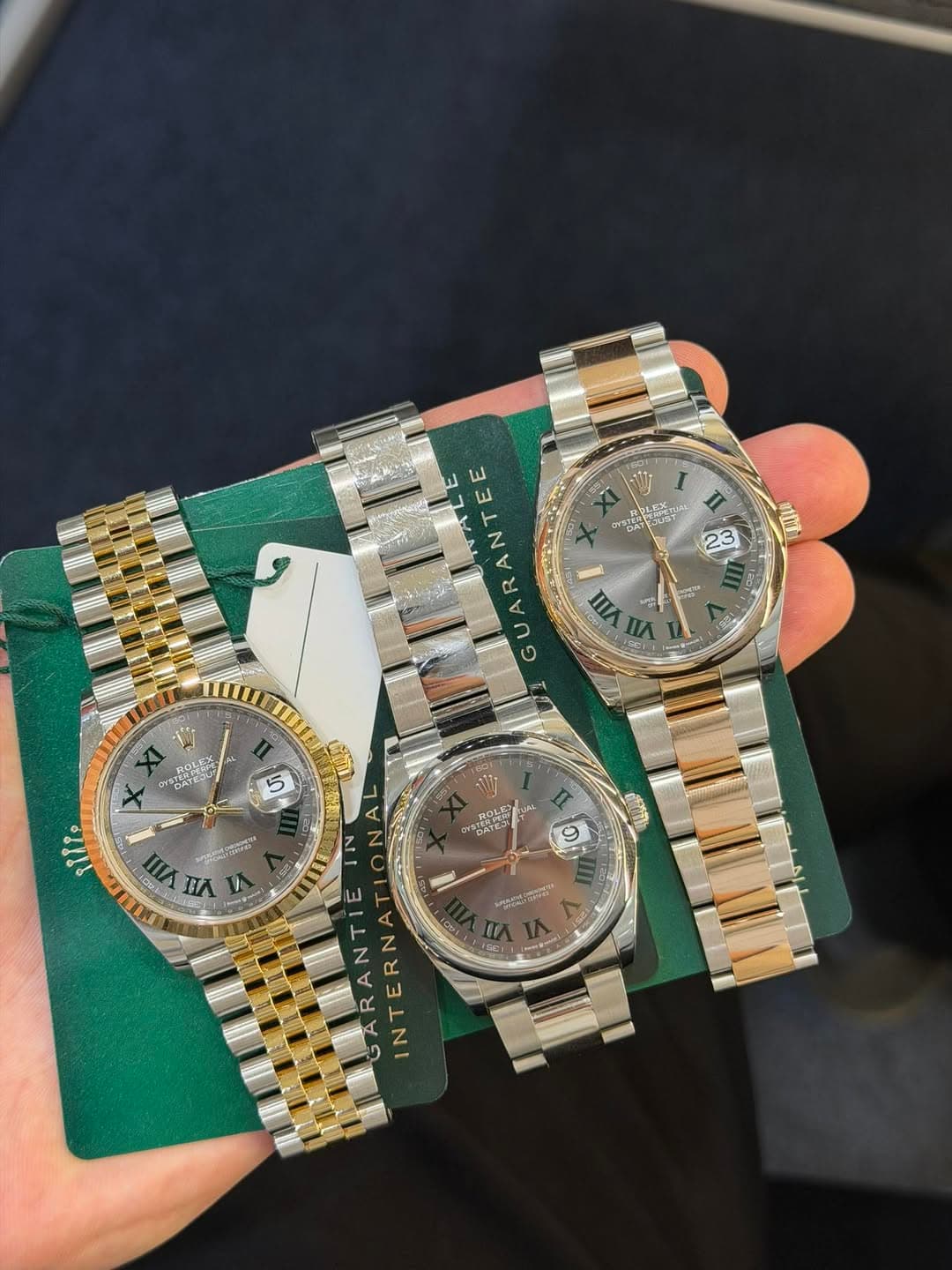 May be an image of wrist watch and text