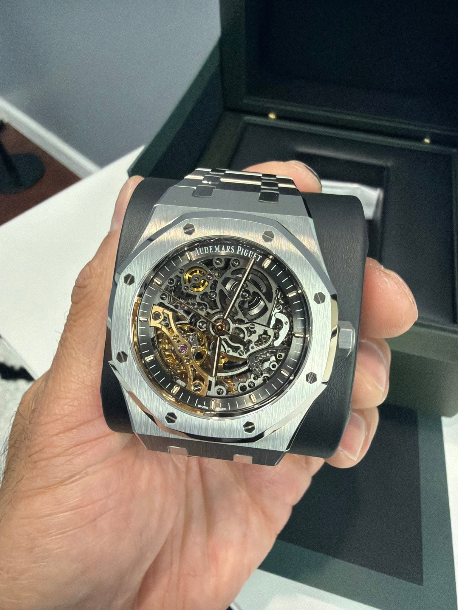 May be an image of wrist watch and text