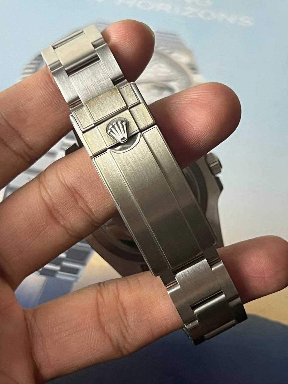 May be an image of wrist watch