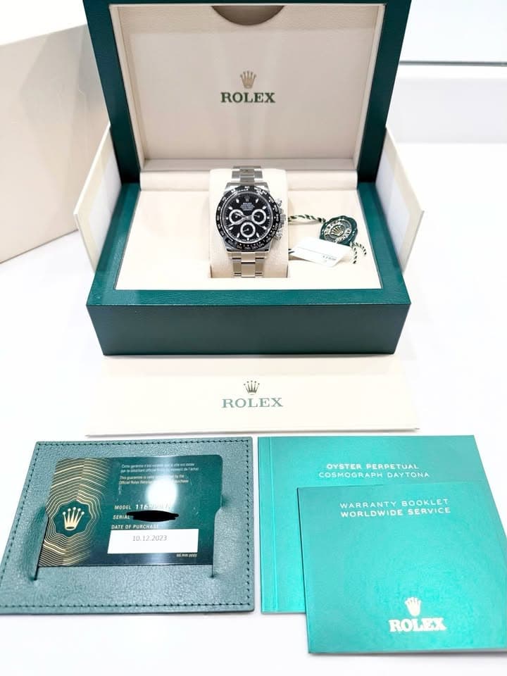 May be an image of wrist watch and text that says '1 ROLEX للل ROLEX Mc 6opTaHe MODEL % N0DEL116 SERIA DATE ATEФA PURCHASE OYSTERPERPETUAL OYSTER PERPETUAL COSMOGRA PH AYTONA P…