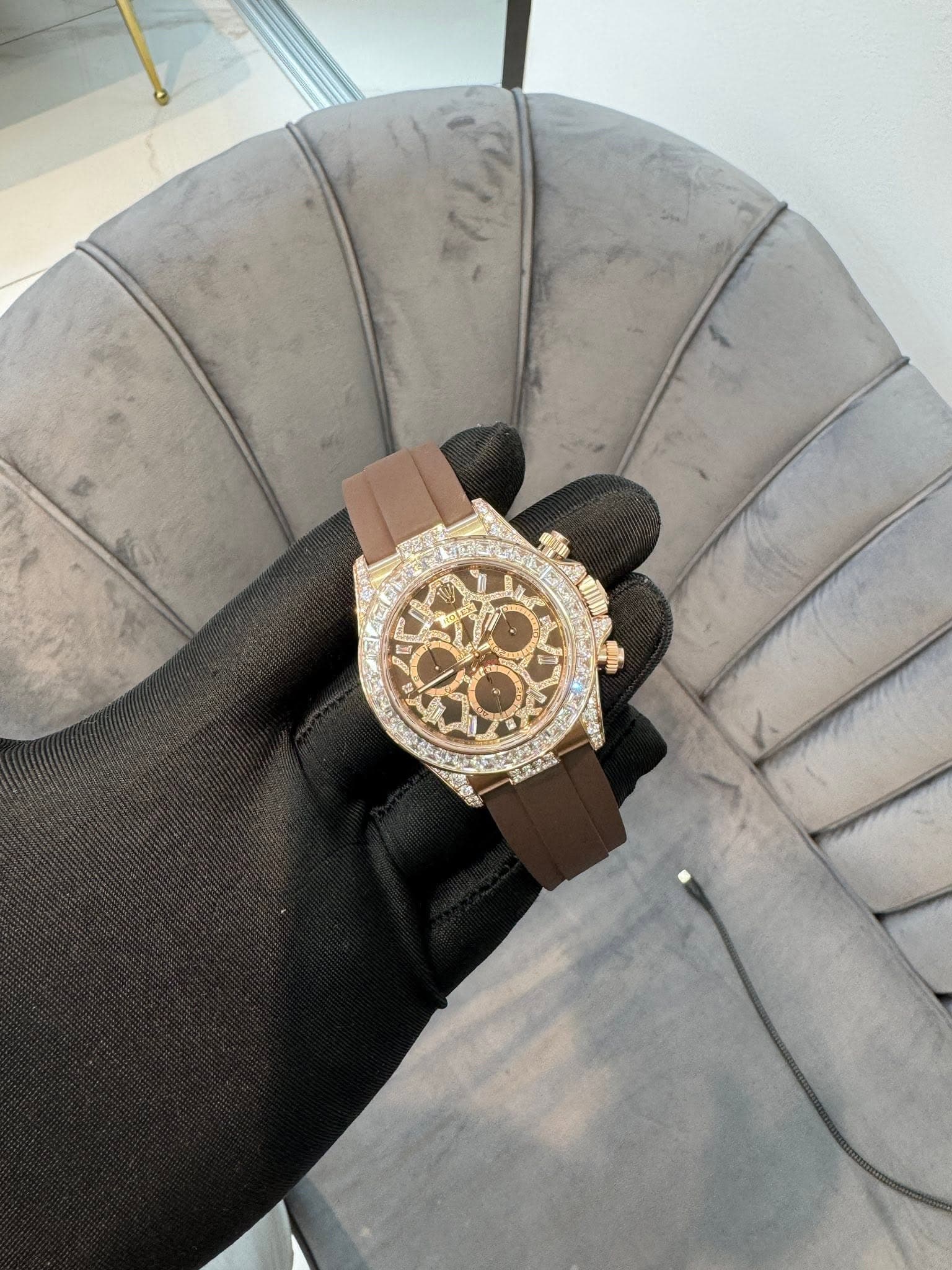 May be an image of wrist watch and text