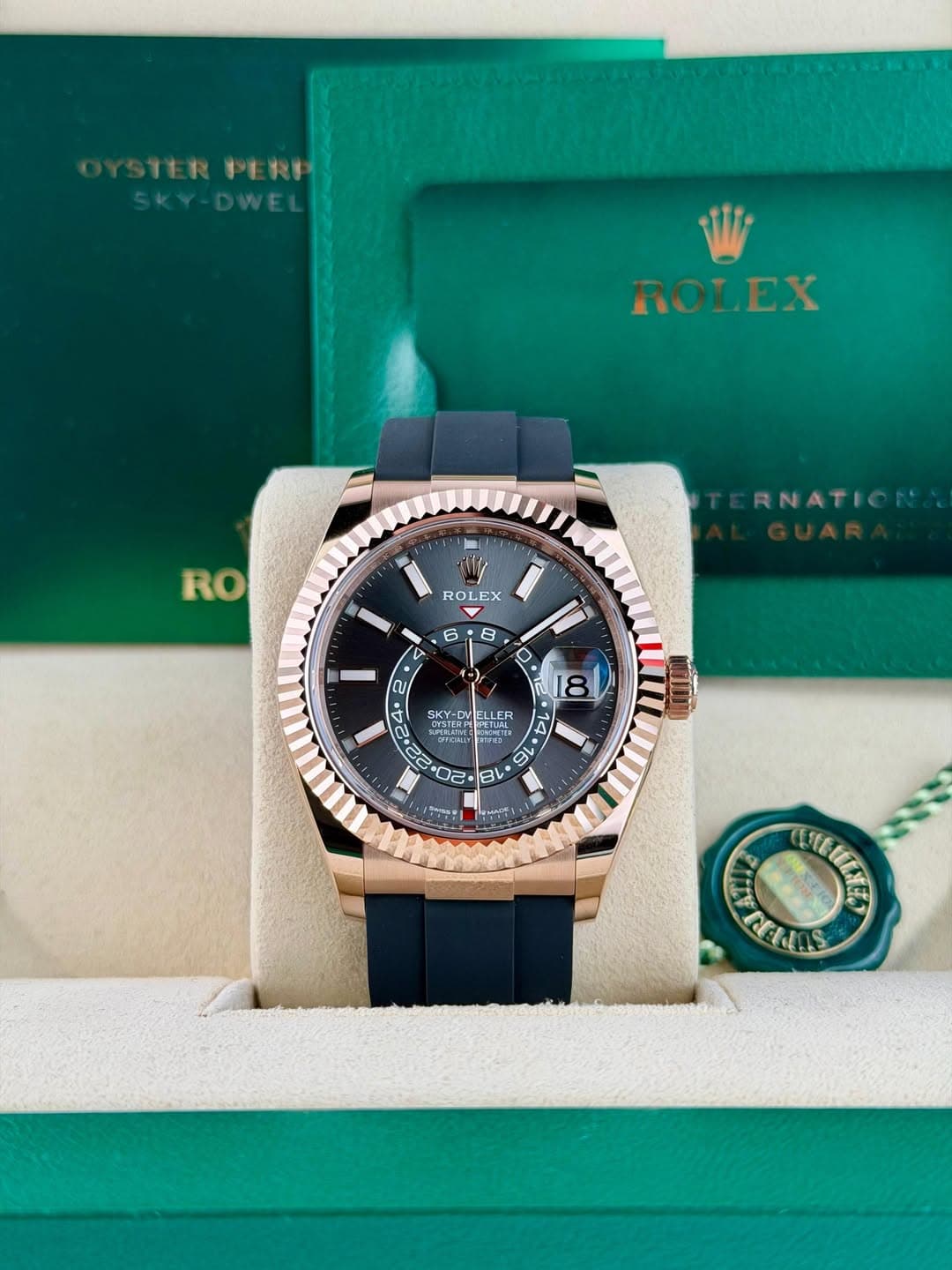 May be an image of wrist watch and text