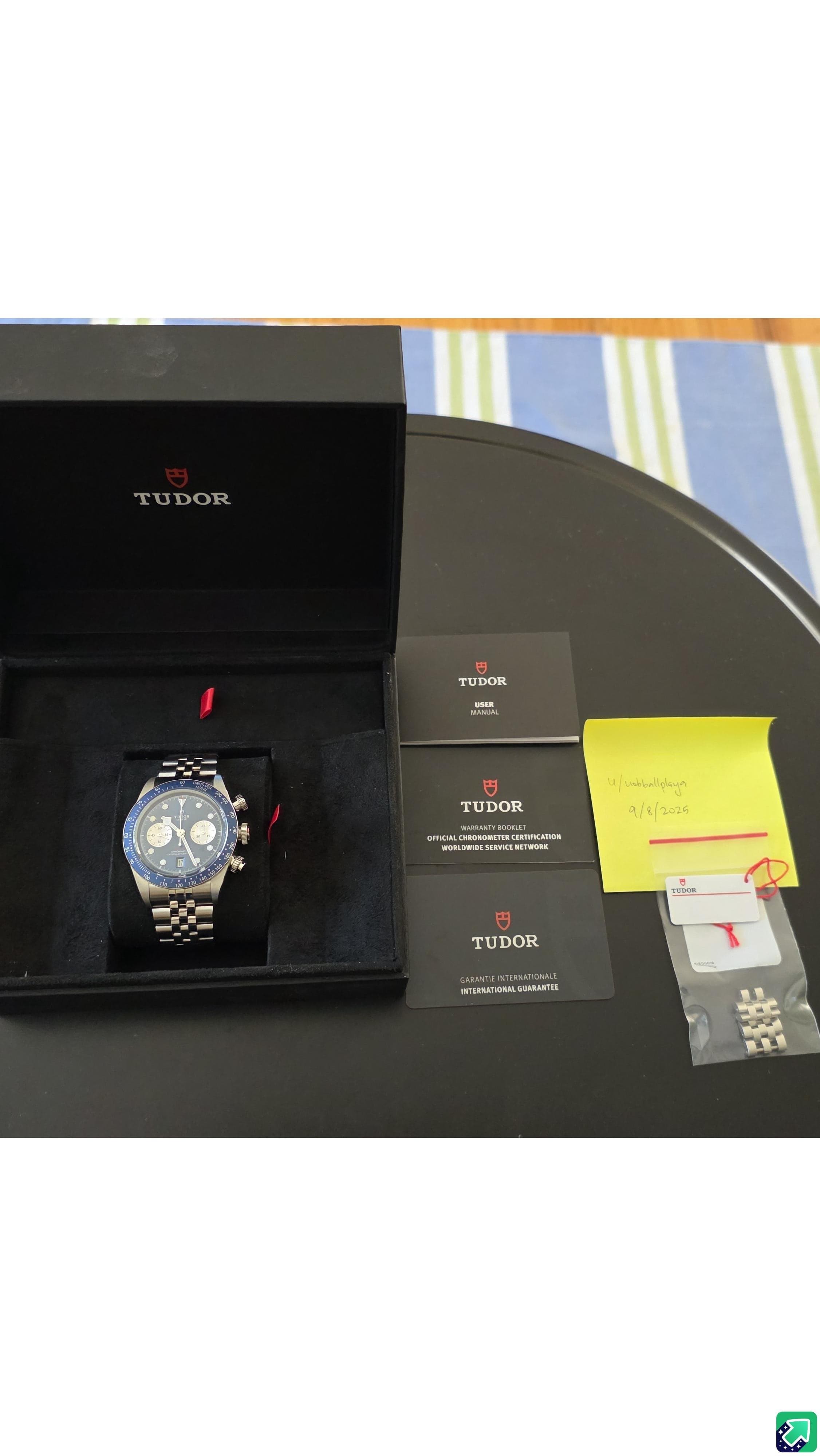 [WTS} Tudor Black Bay Chrono Blue Boutique Edition image