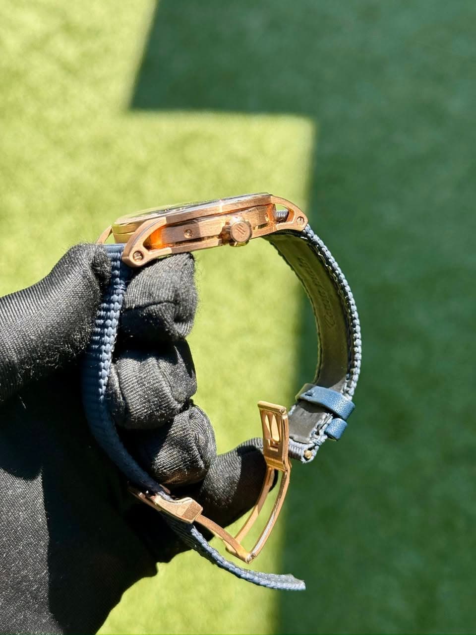 May be an image of wrist watch and leather