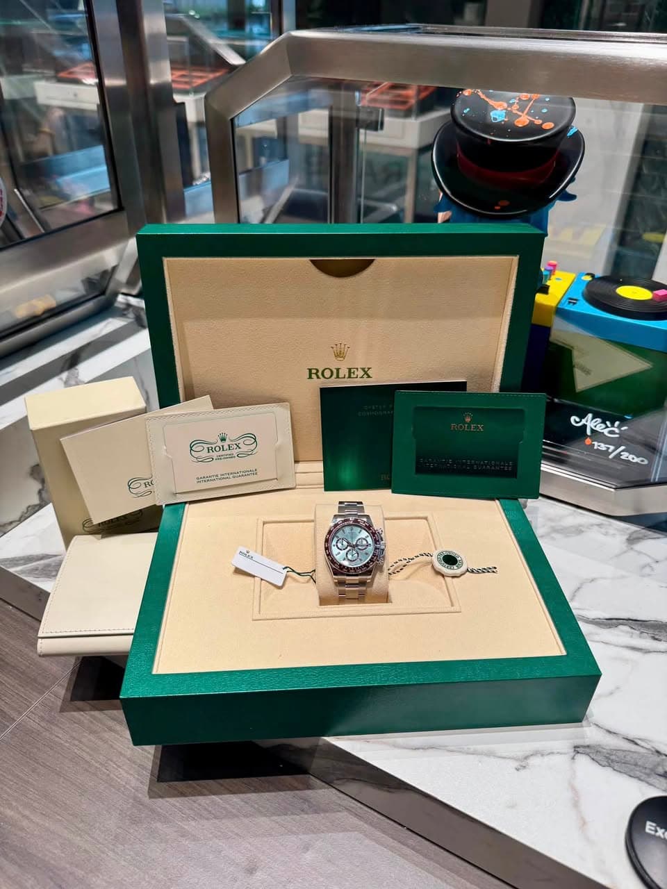 May be an image of wrist watch and text