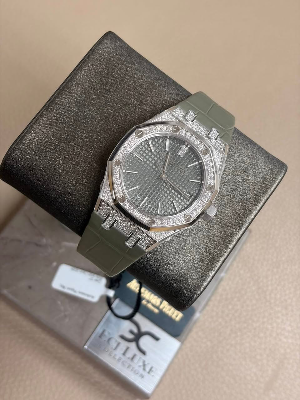 May be an image of wrist watch and text
