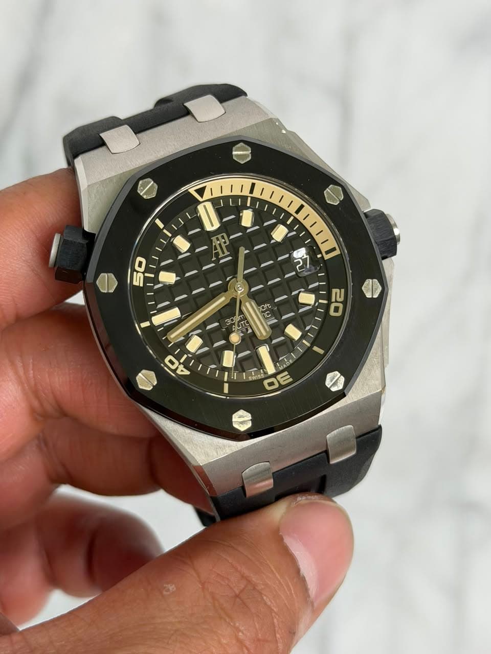 May be an image of digital watch and text