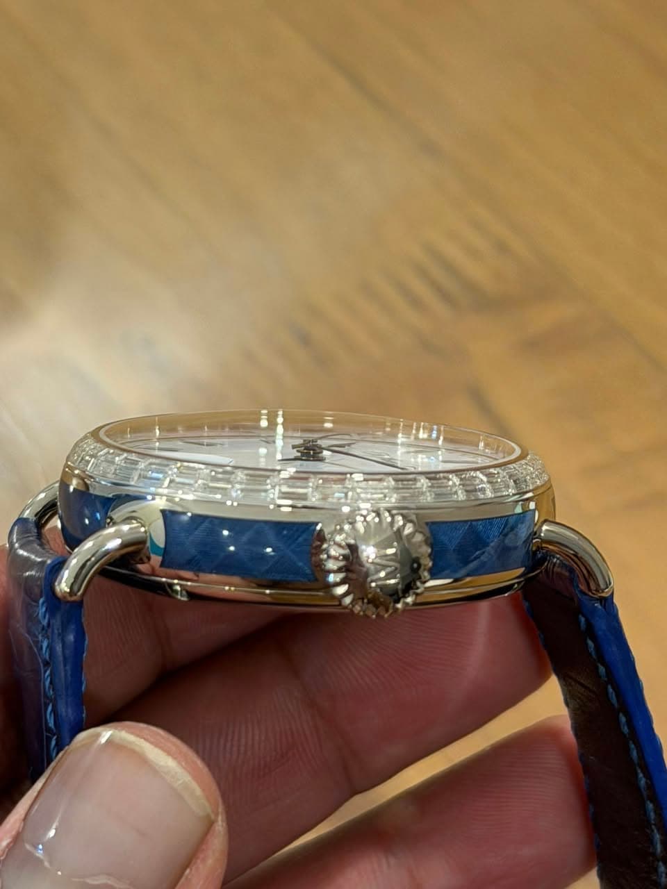 May be an image of wrist watch