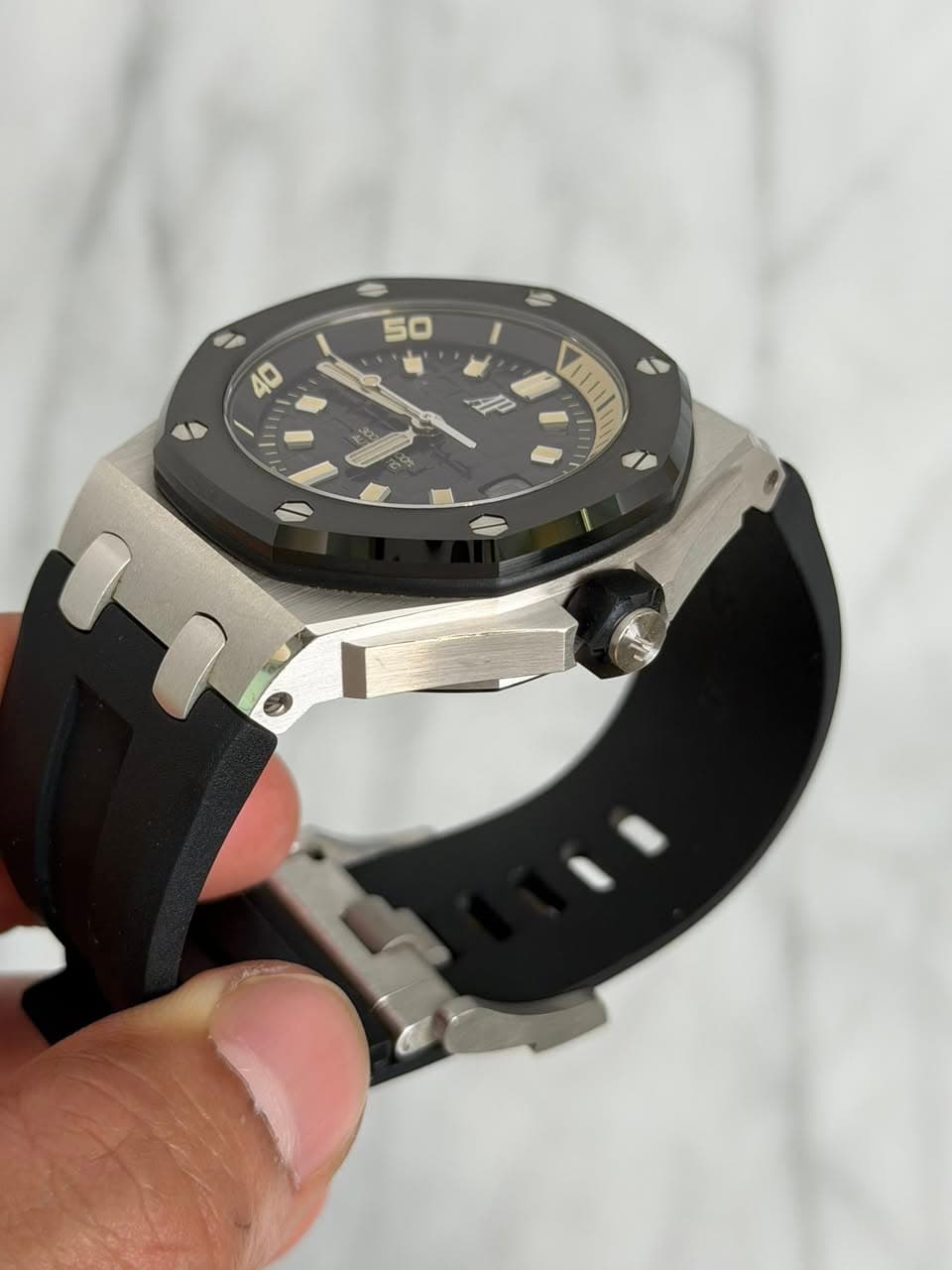 May be an image of digital watch and text