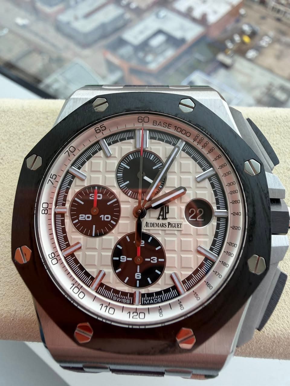 May be an image of wrist watch and text