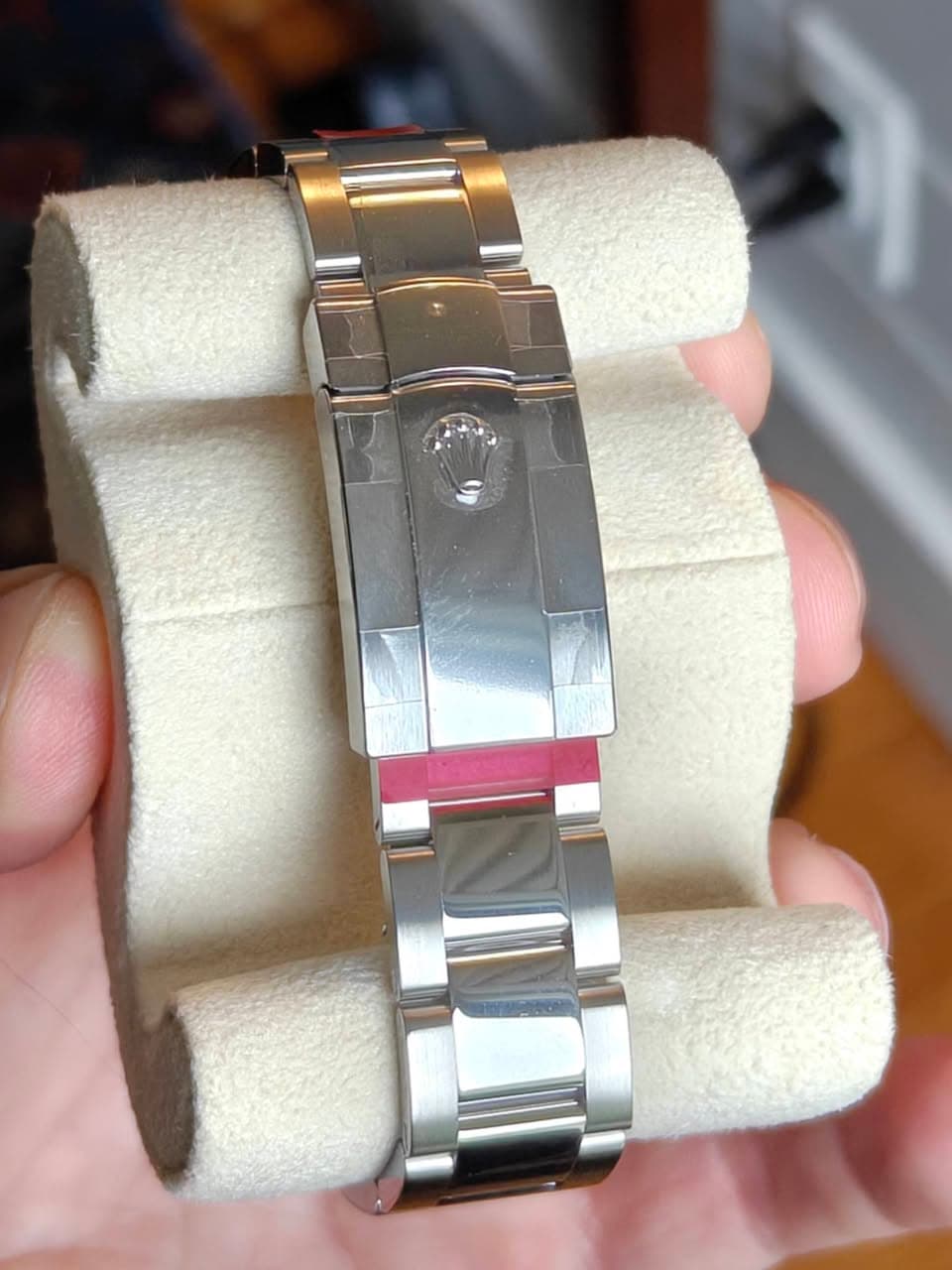 May be an image of wrist watch