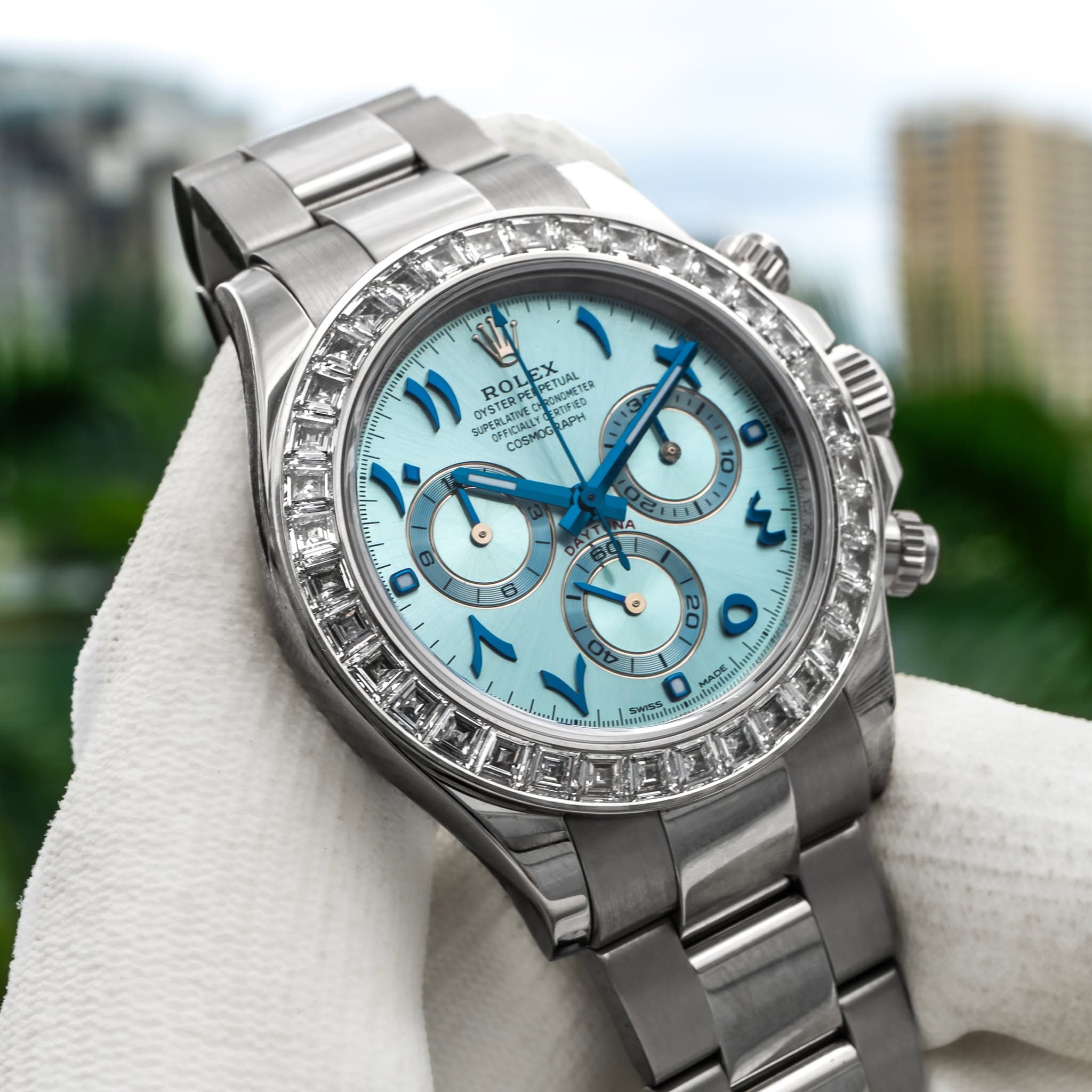 May be an image of wrist watch and text
