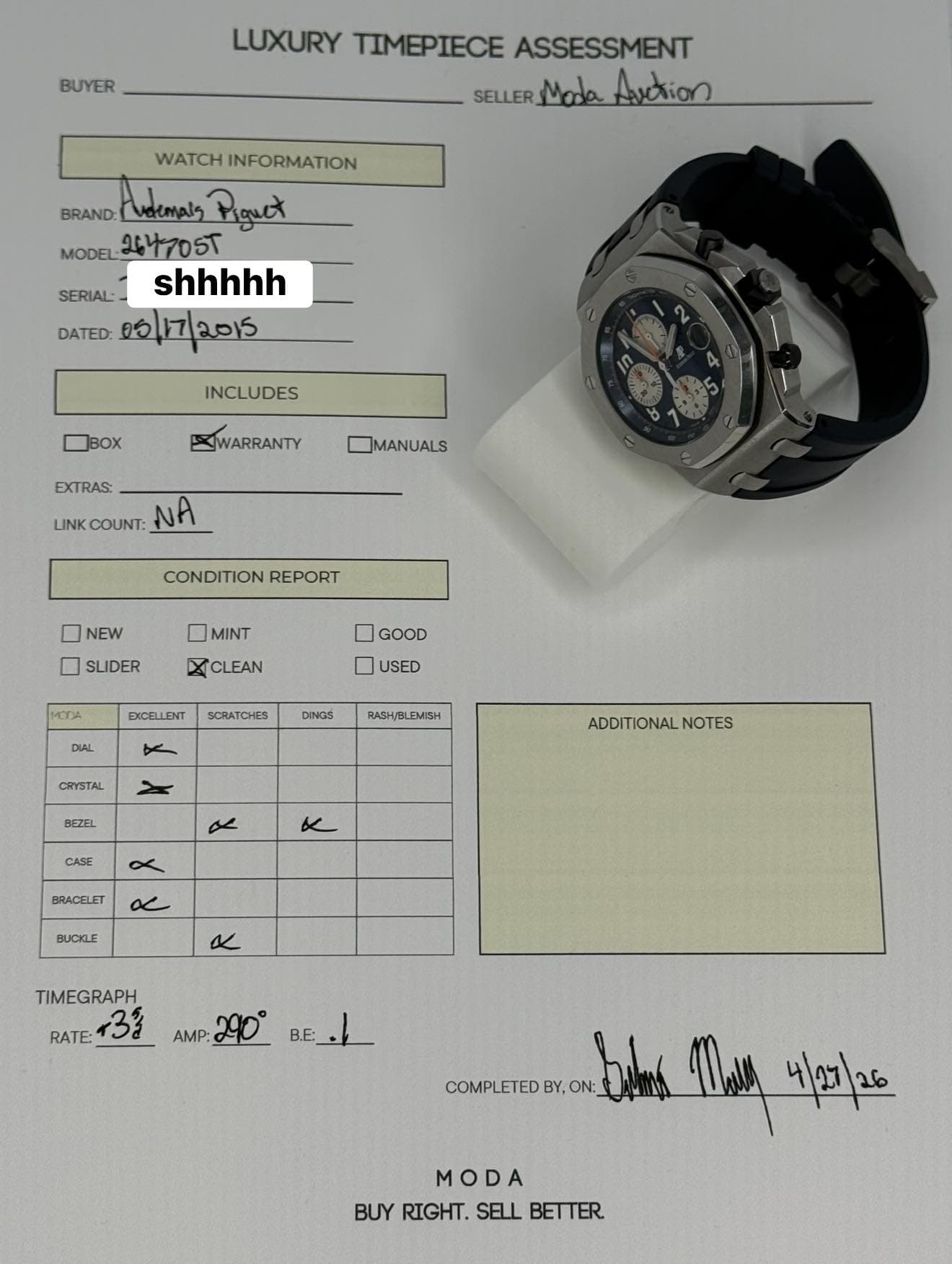 Audemars Piguet Royal Oak Offshore Selfwinding Chronograph, photo 3