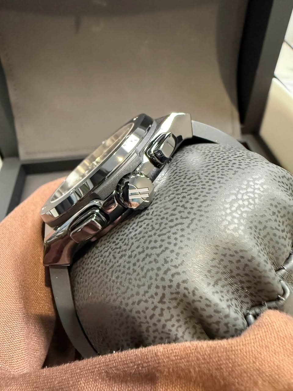 May be an image of wrist watch