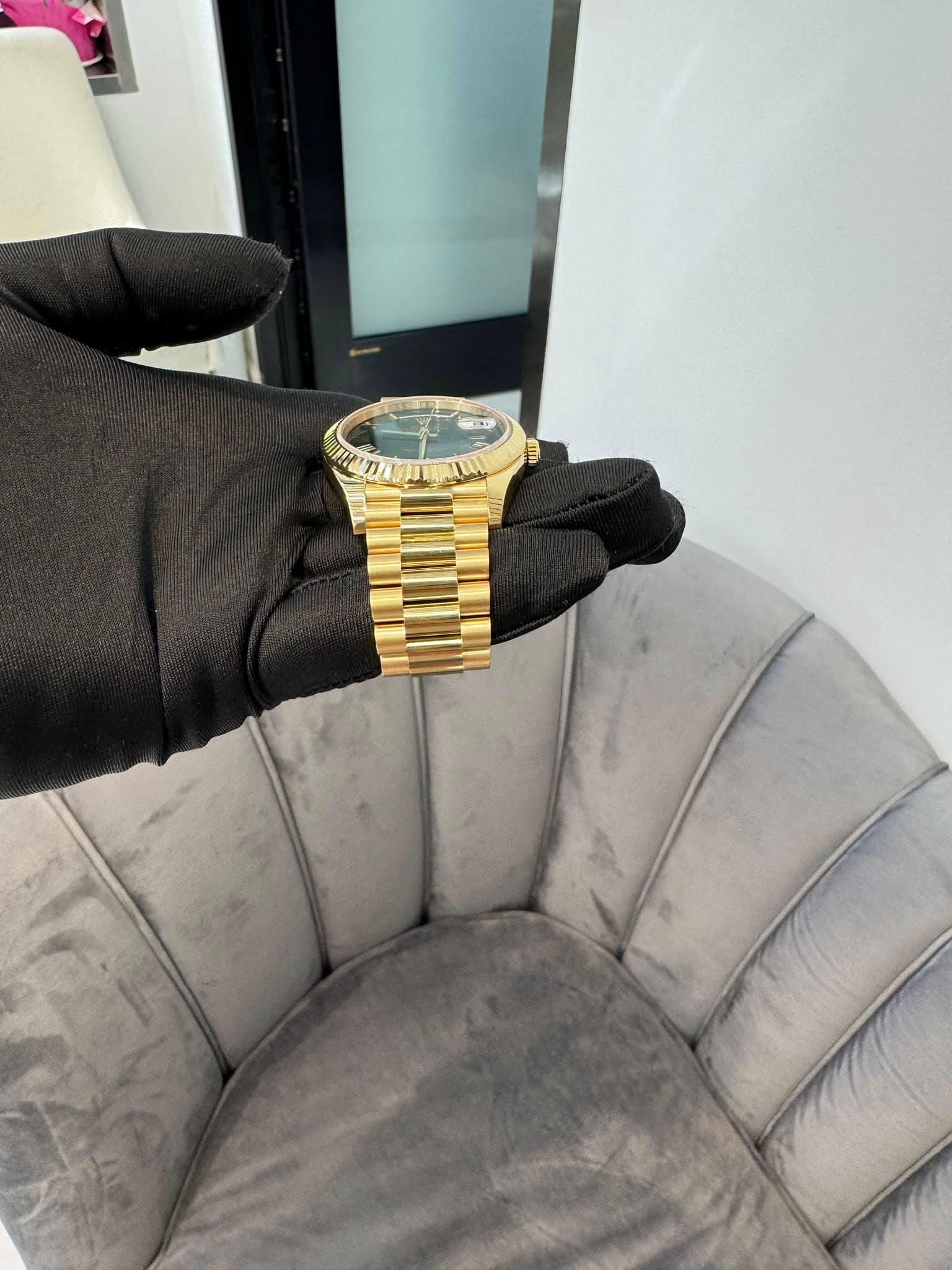 May be an image of wrist watch