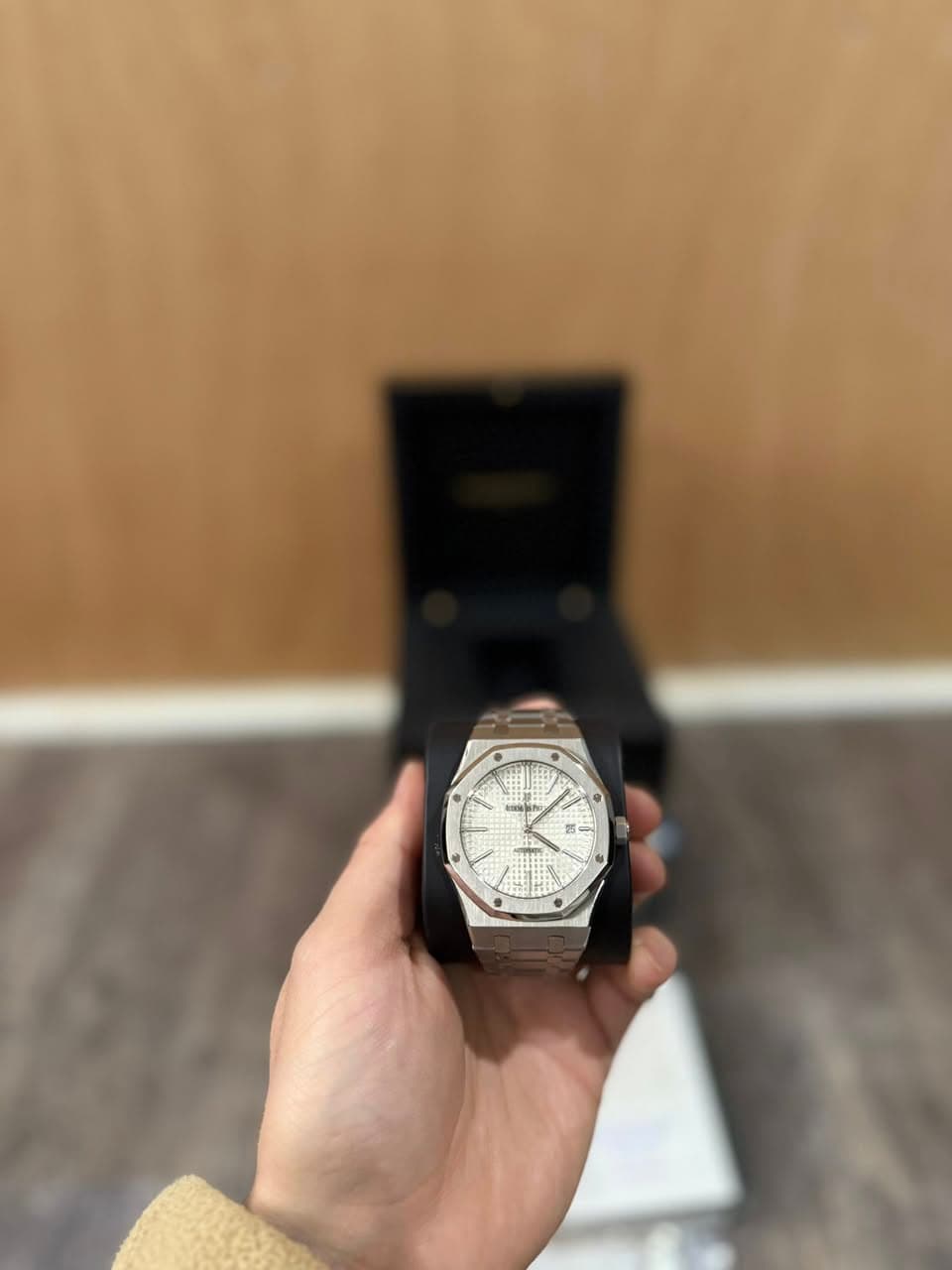 May be an image of wrist watch