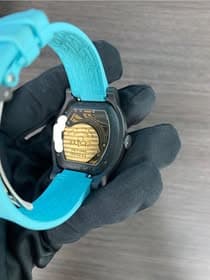 May be an image of digital watch and text