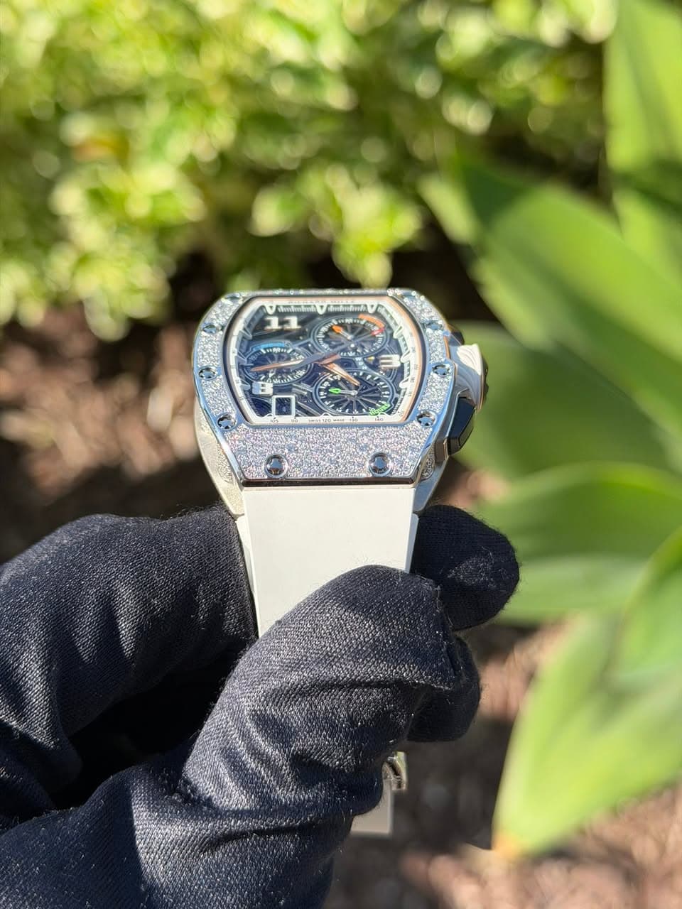 May be an image of digital watch and text