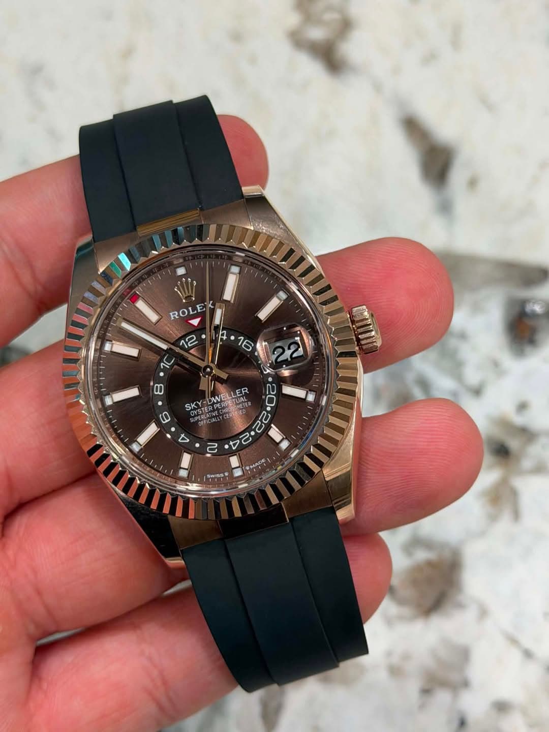 May be an image of wrist watch