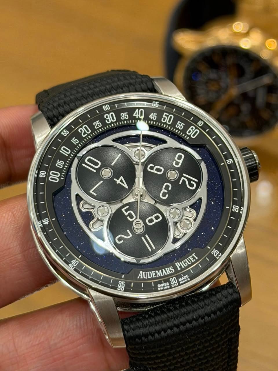 May be an image of digital watch and text
