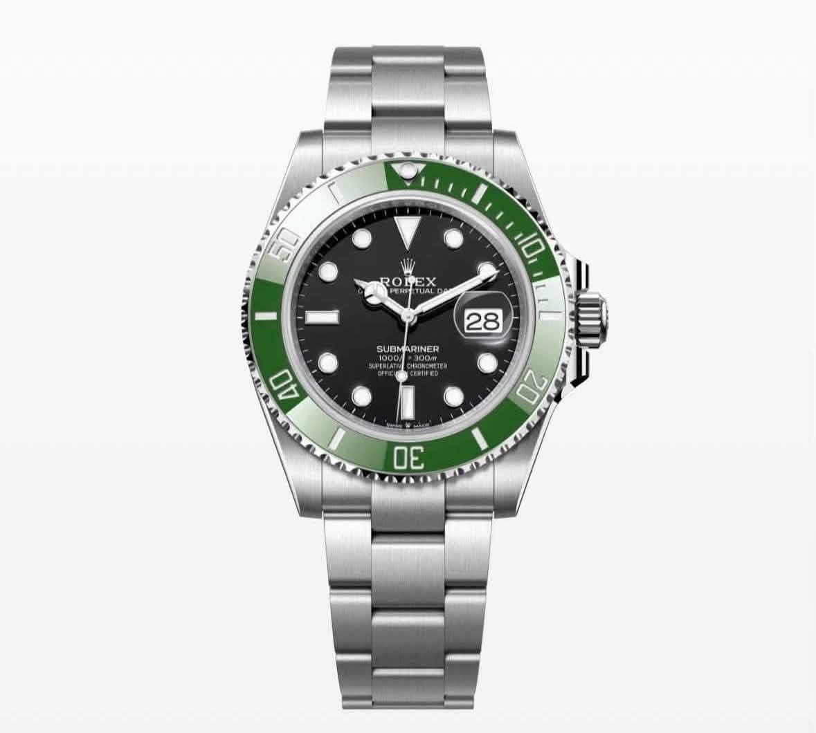 May be an image of wrist watch and text that says '50 ROREX RO 10 I 28 SUBM SUBMARINER LE ARINER 300m HICINONT CERTIre: II 40 20 30'